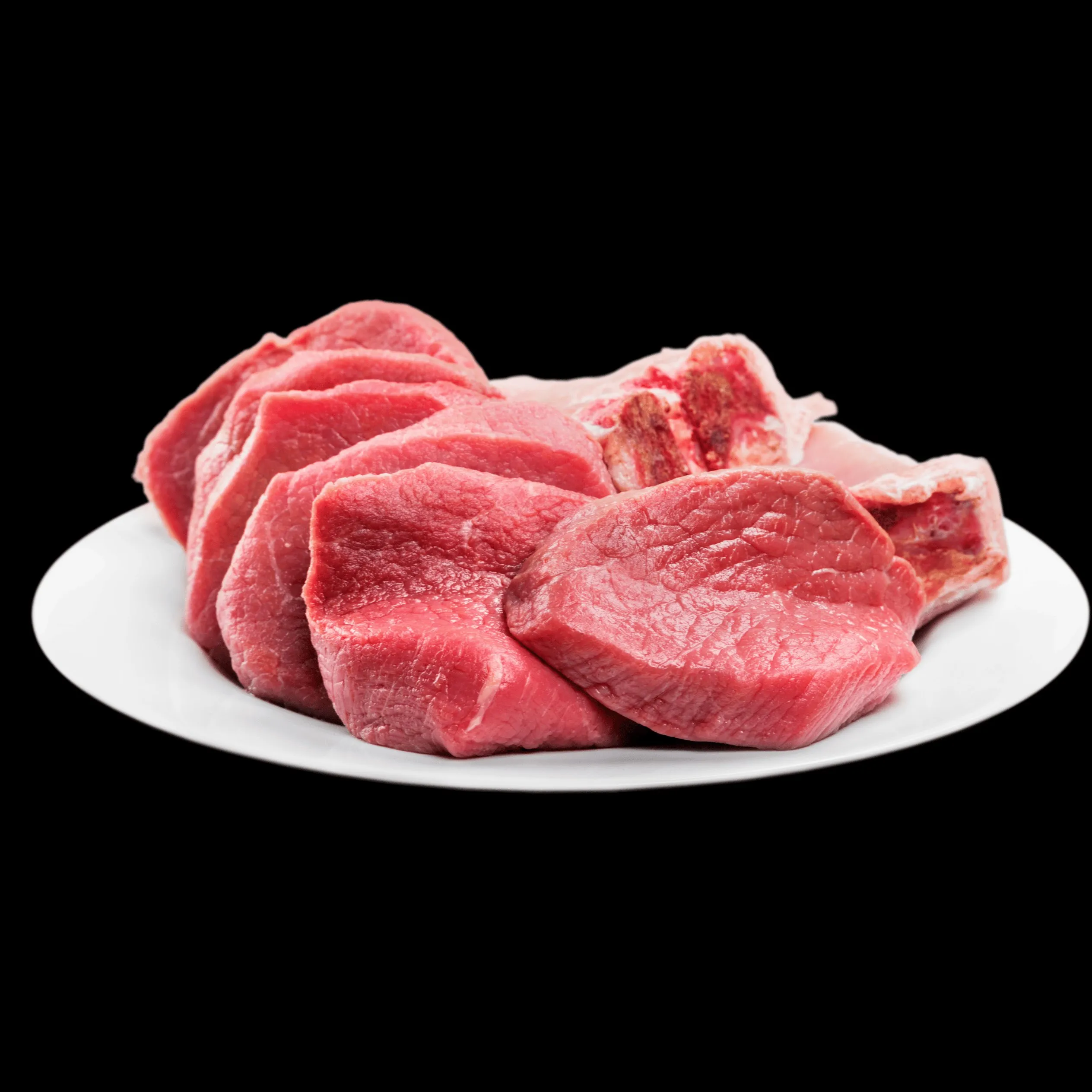 A cooked red meat dish